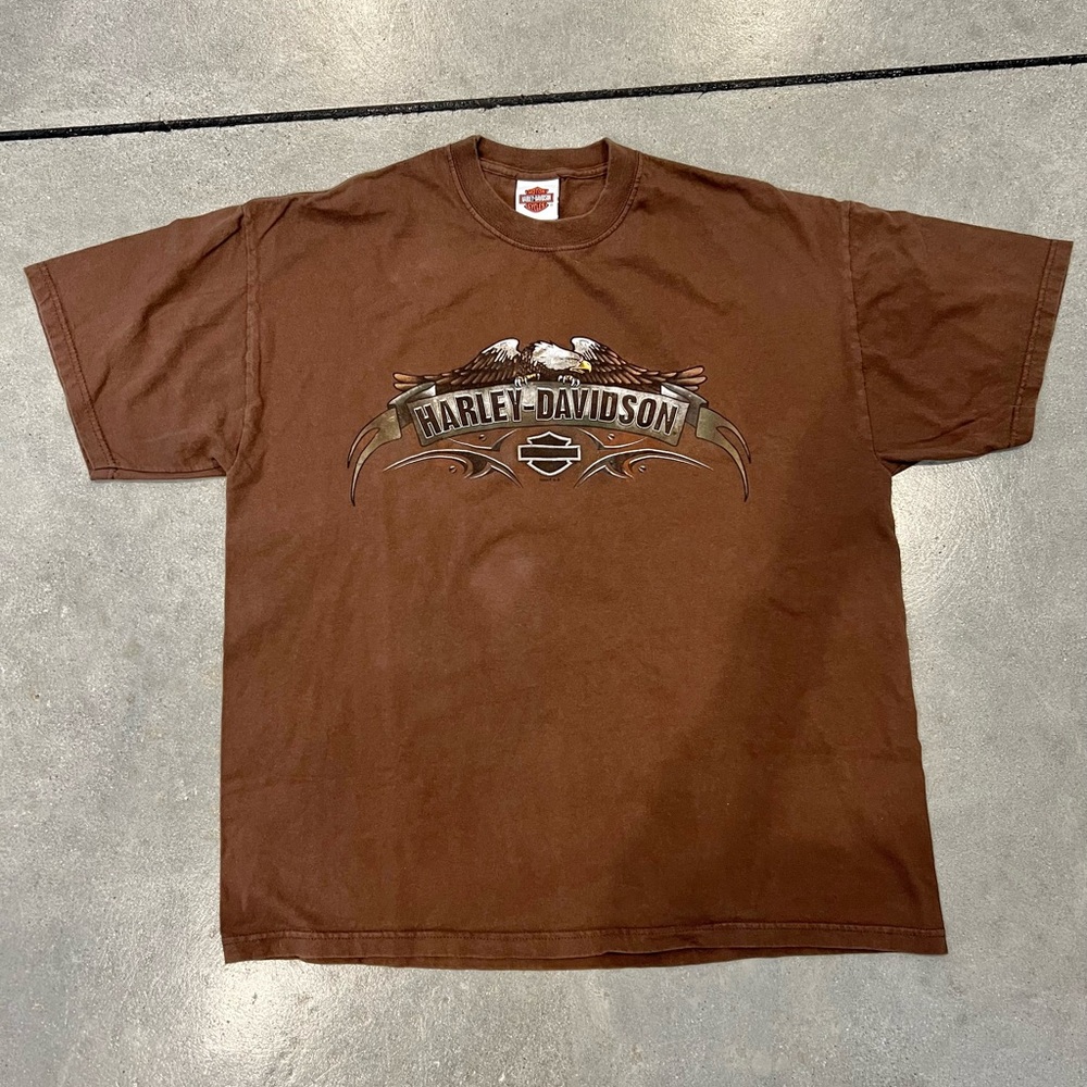 Harley-Davidson Chocolate Brown Short Sleeve Tee